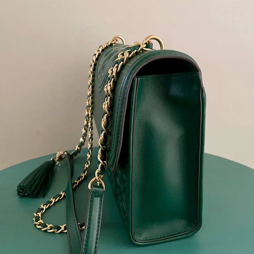 New Tory burch handbag  leather org $498 size medium 10,5/8/3,5 inch - Picture 5 of 16